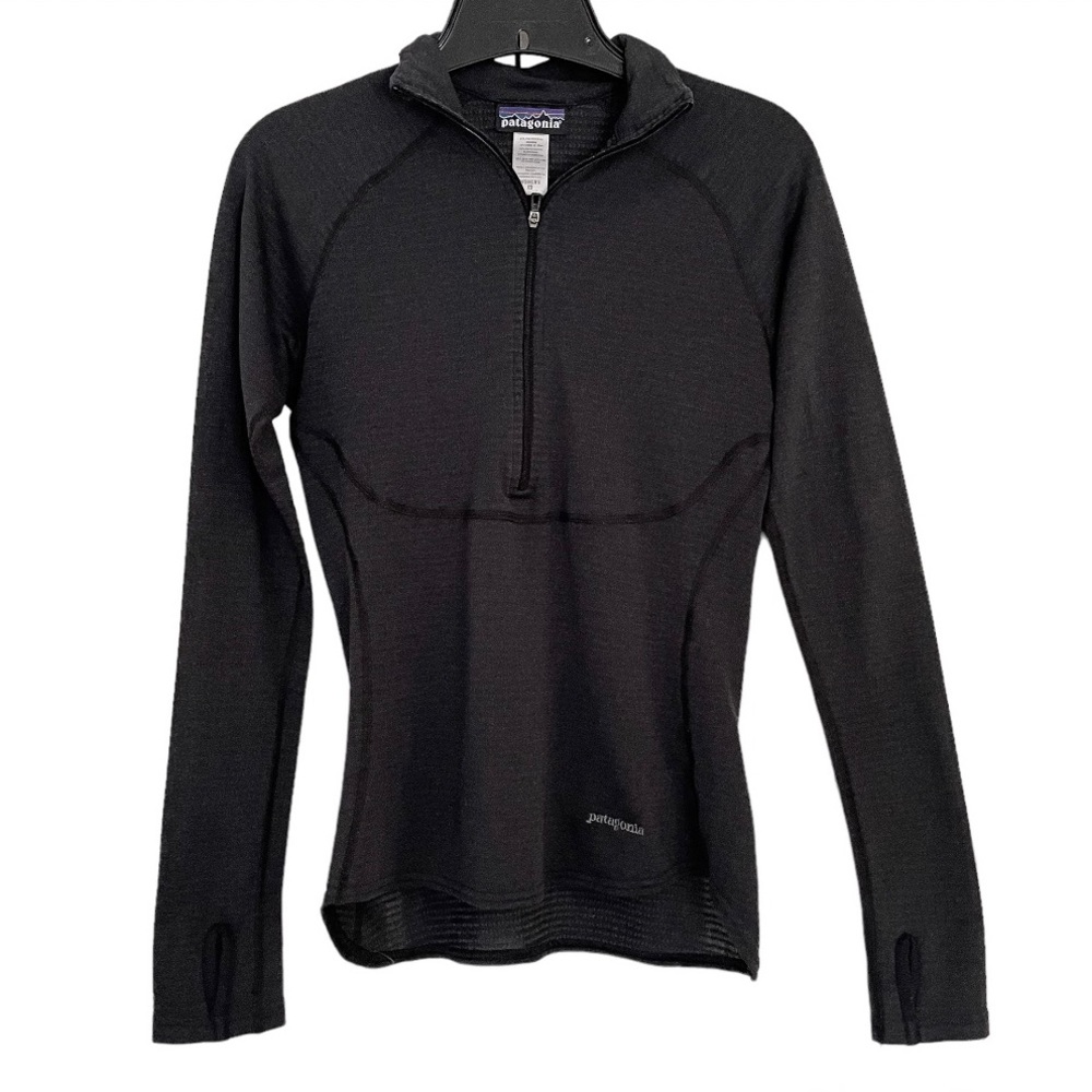 Patagonia Capilene Thermal Half Zip Jacket Lightweight Polartec Grey Sz XS